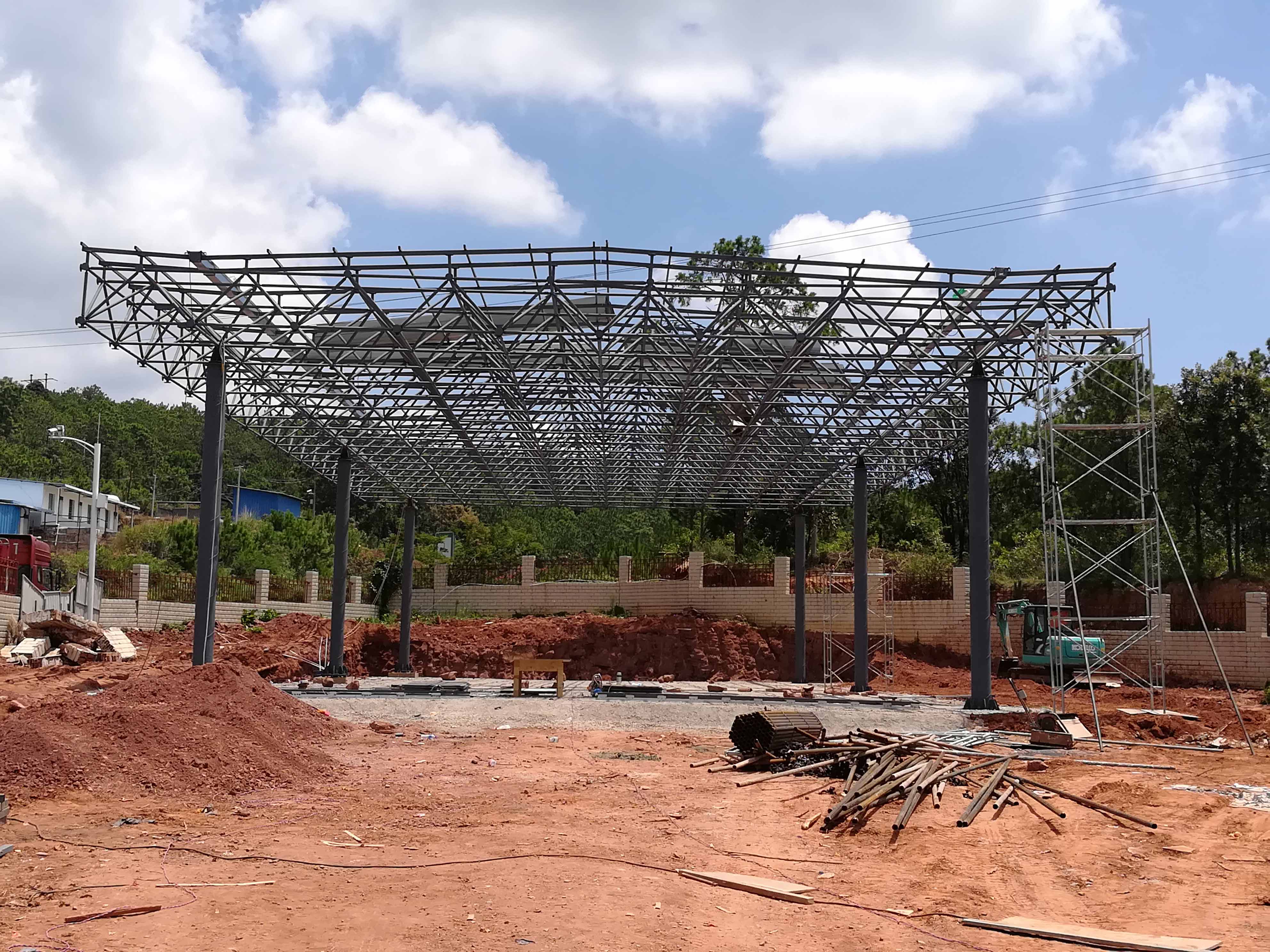 阿里加油站网架屋面