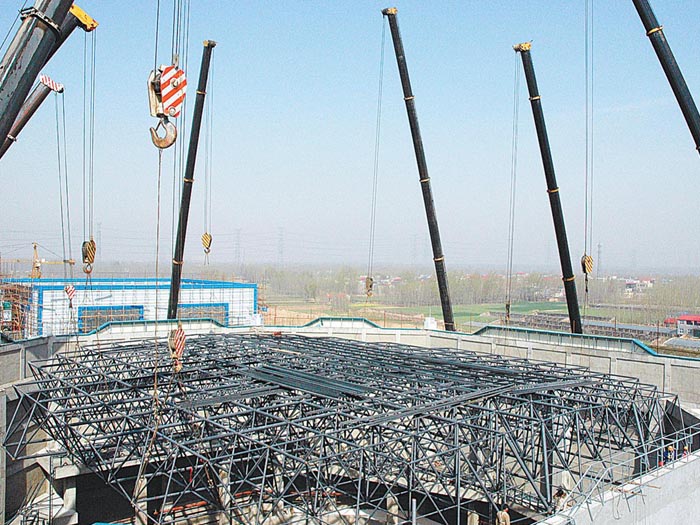 阿里网架高空滑移法